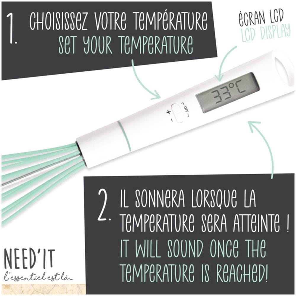 Frusta E Termometro Per Pasticceria 2 In 1 - Foto 2