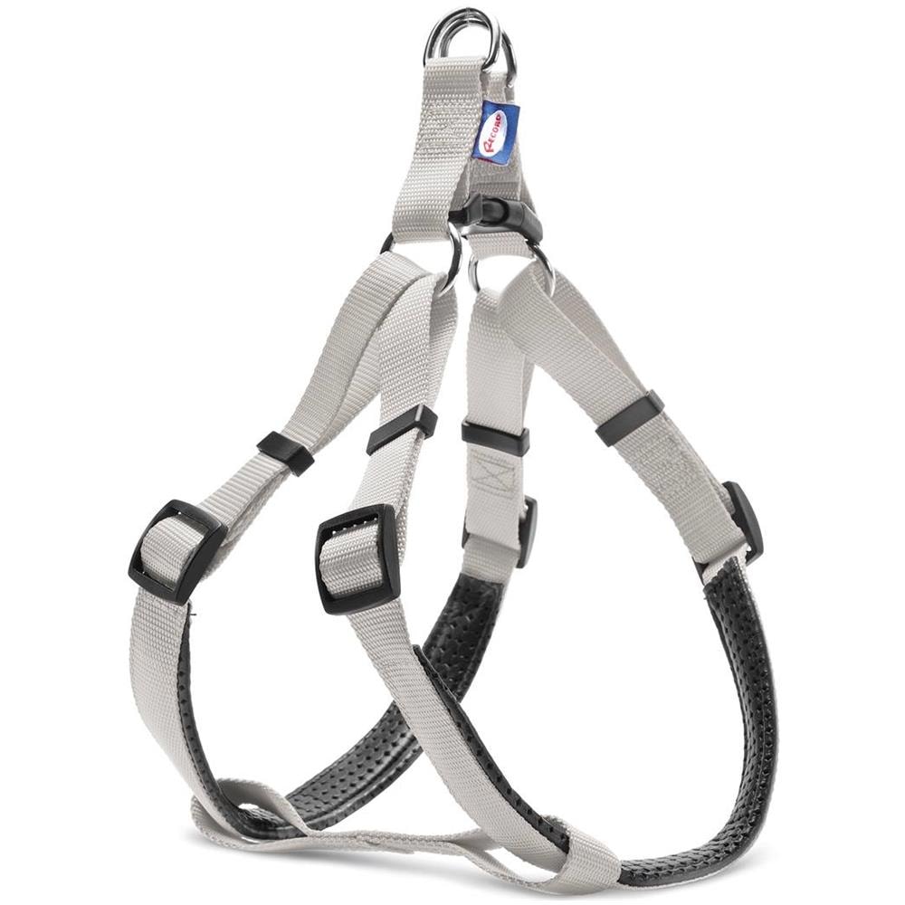 Pettorina In Nylon Rivestito In Pvc Per Cani X-stile Chiusura Back Clip 2 Cm X 41-66 Cm Rosso - Foto 1