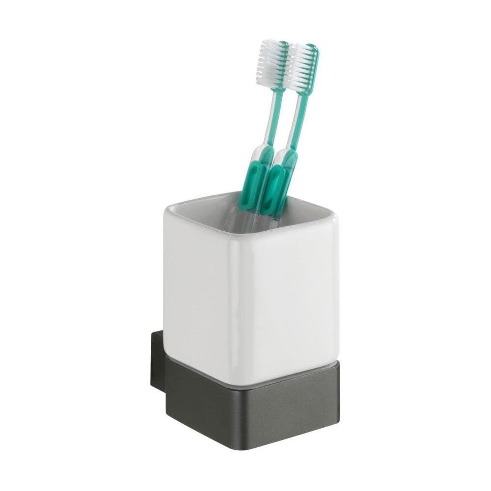 Contenitore Spazzolino Montella, Colore Antracite, - Foto 1