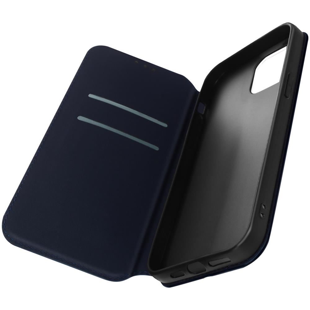 Custodia Iphone 14 Portafoglio Funzione Supporto Video Blu - Foto 1