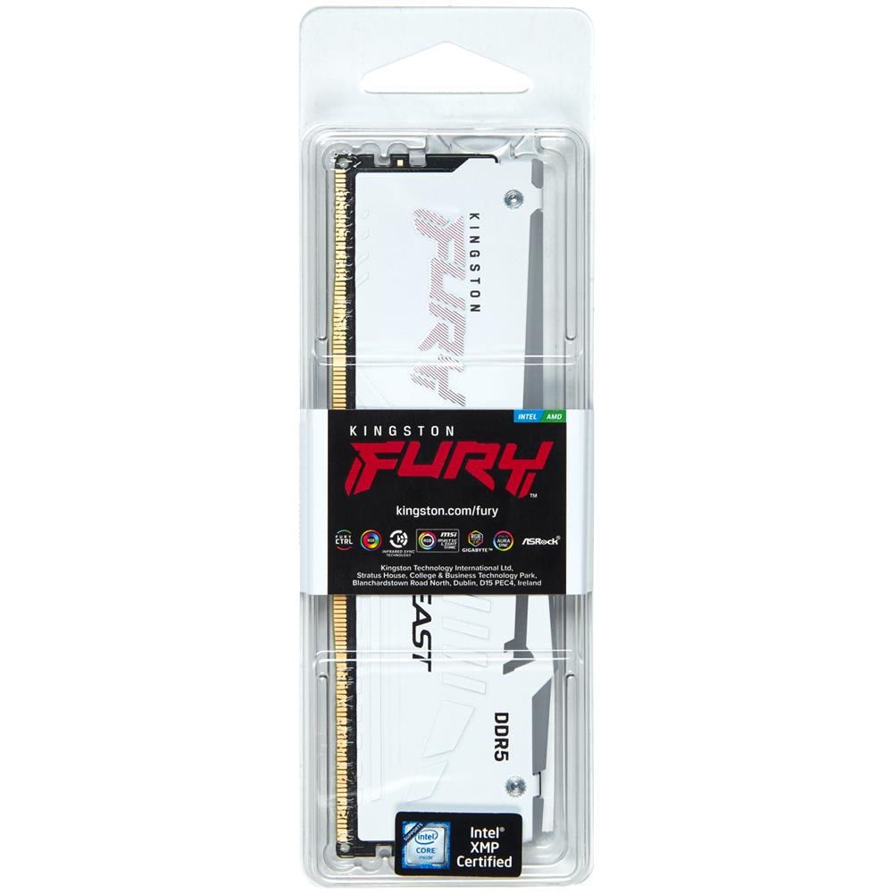FURY Beast Modulo di memoria PC DDR5 32 GB 1 x 32 GB On-the ECC 6000 MHz 288pin DIMM CL36 KF560C36BWEA-32 - Foto 4