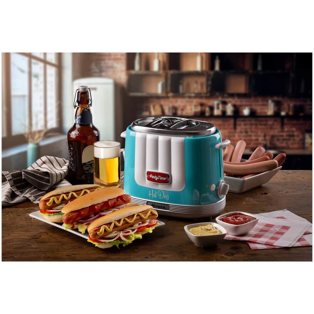 Macchina per Hot Dog Maker party Time mod 206/01 650 W Colore Azzurro - Foto 4