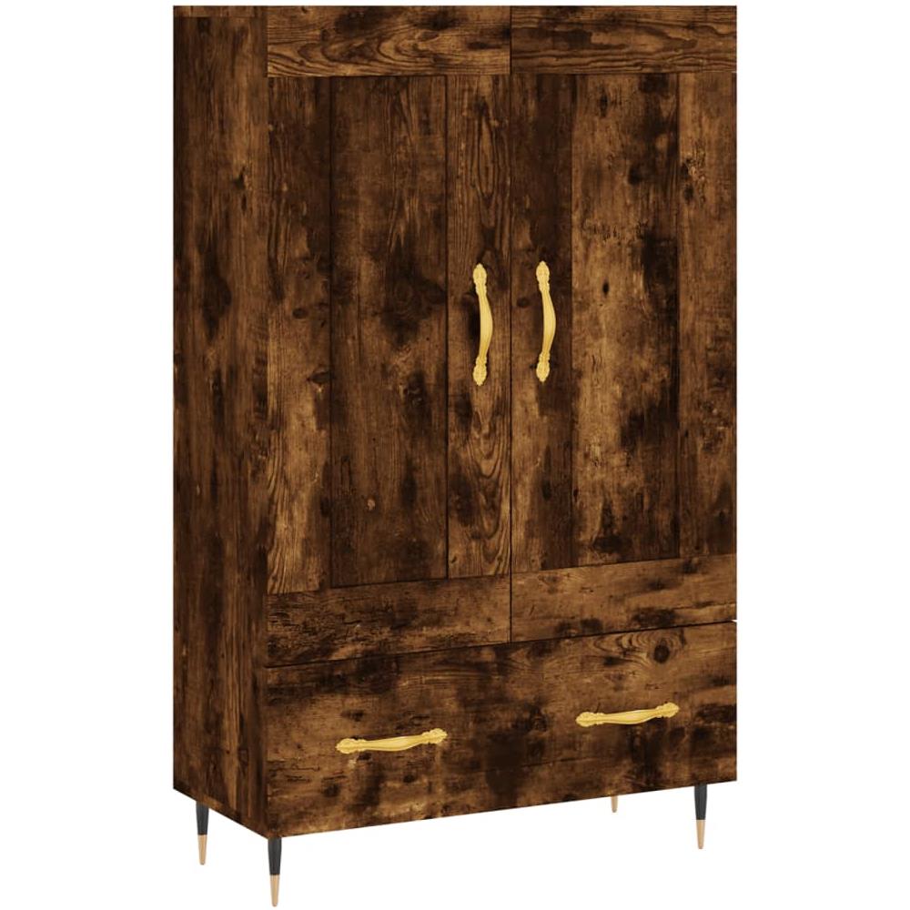 Credenza Rovere Fumo 69,5x31x115 Cm In Legno Multistrato - Foto 2