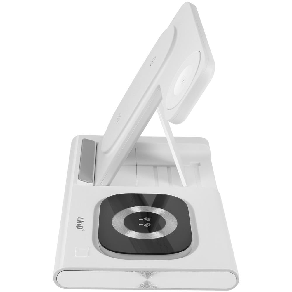 Stazione Di Ricarica 3 In 1 Iphone Magsafe 15w, Airpods, Apple Watch Linq Bianco - Foto 2