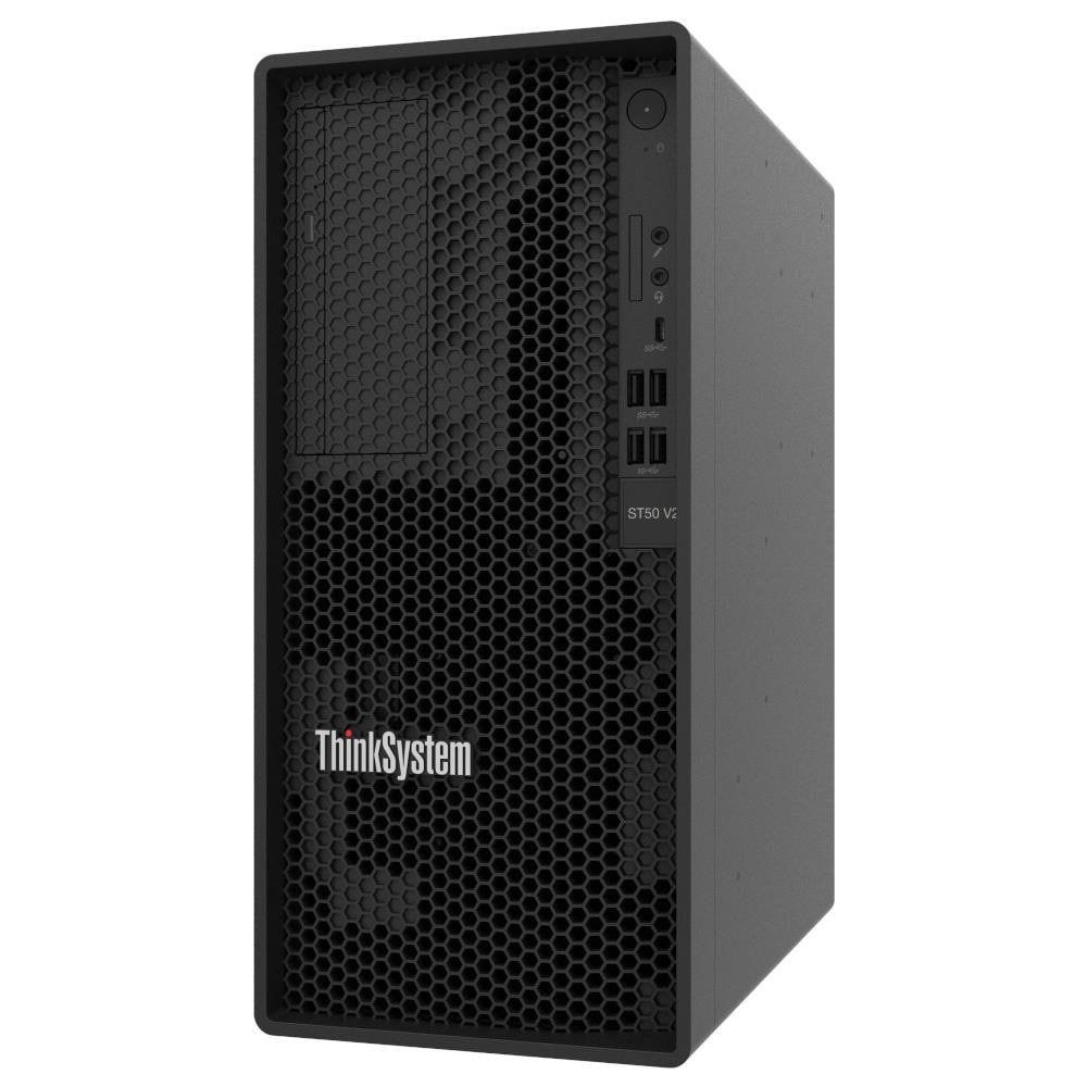 ThinkSystem ST50 V2 server 2 TB Tower Intel Xeon E E-2324G 3,1 GHz 16 GB DDR4-SDRAM 500 W - Foto 1