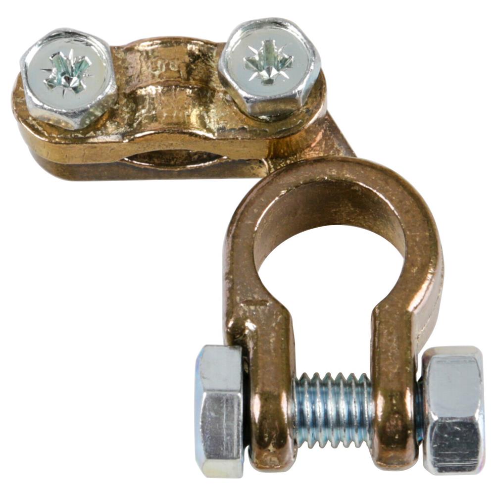 Morsetto Batteria Rinforzato; Fissaggio Cavo A Piastrina - Max Cavo ? 35 Mm - Polo Negativo - Foto 1