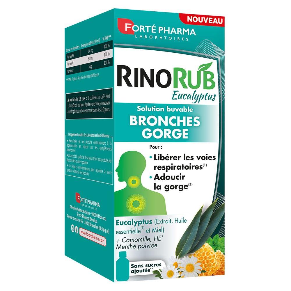 Bronchi E Gola Soluzione Orale 120ml Rinorub Eucalyptus - Foto 1