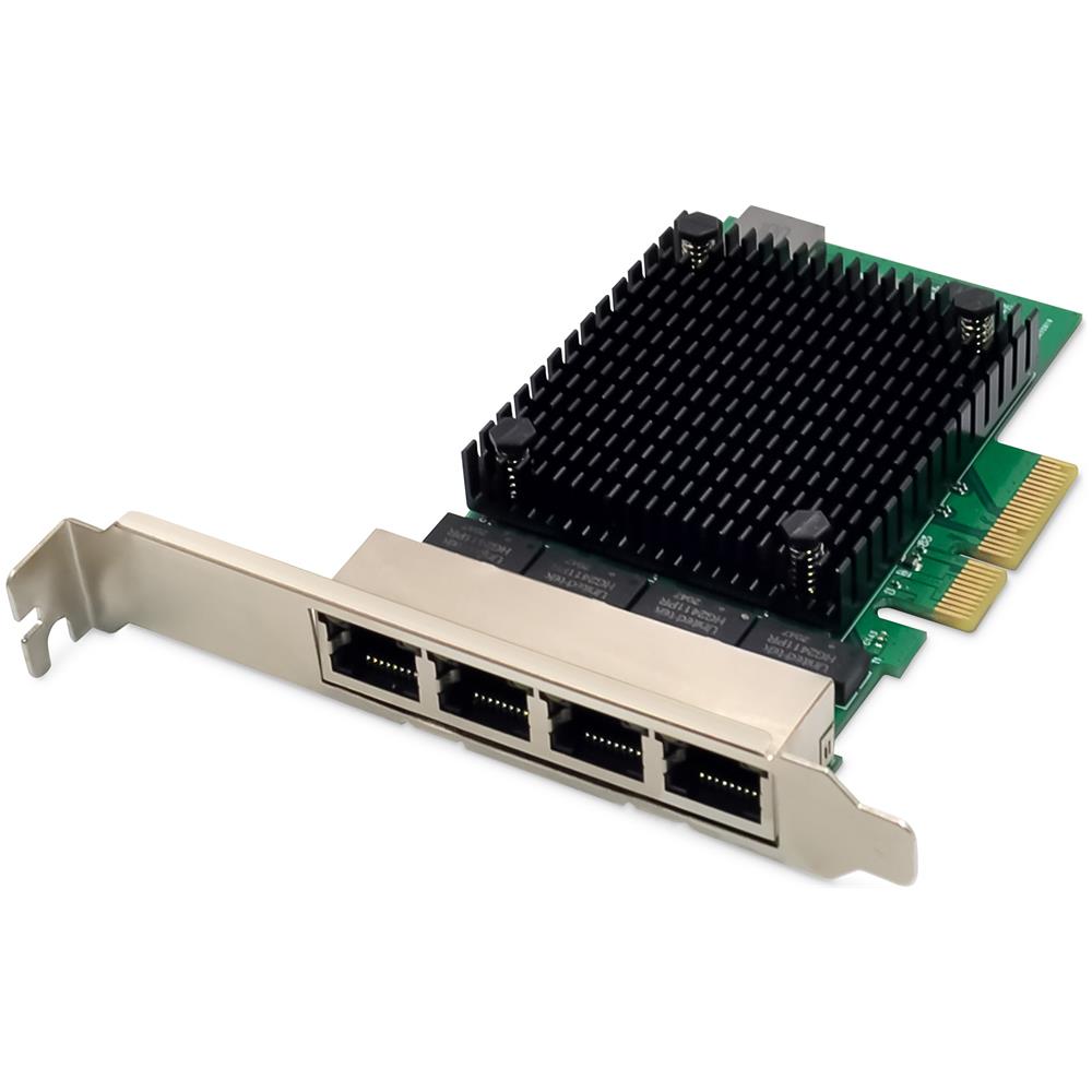 Scheda di rete a 4 porte 2,5 Gigabit Ethernet, RJ45, PCI Express, chipset Realtek - Foto 1