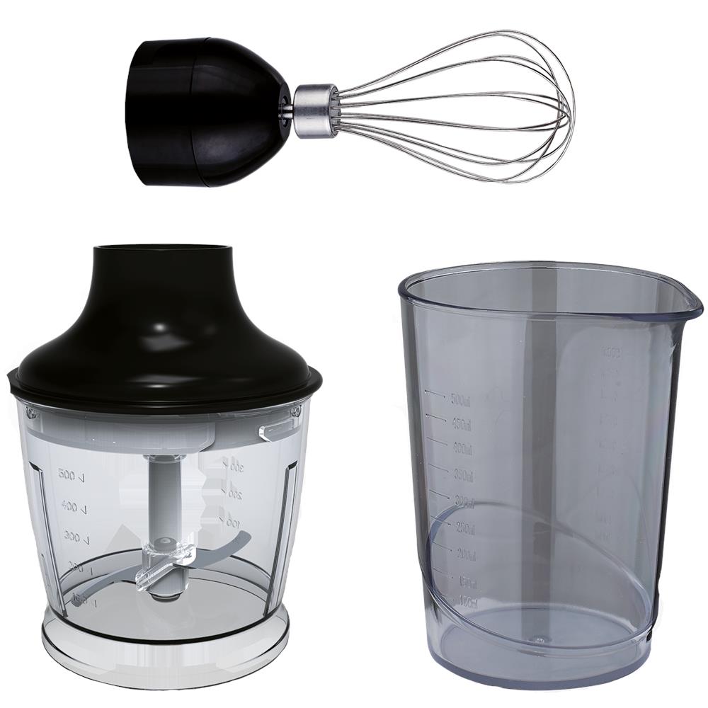 Frullatore ad Immersione NVR-8360BA SET Capacità 0.5 Litri Potenza 1200 Watt Colore Nero, Acciaio inossidabile - Foto 3