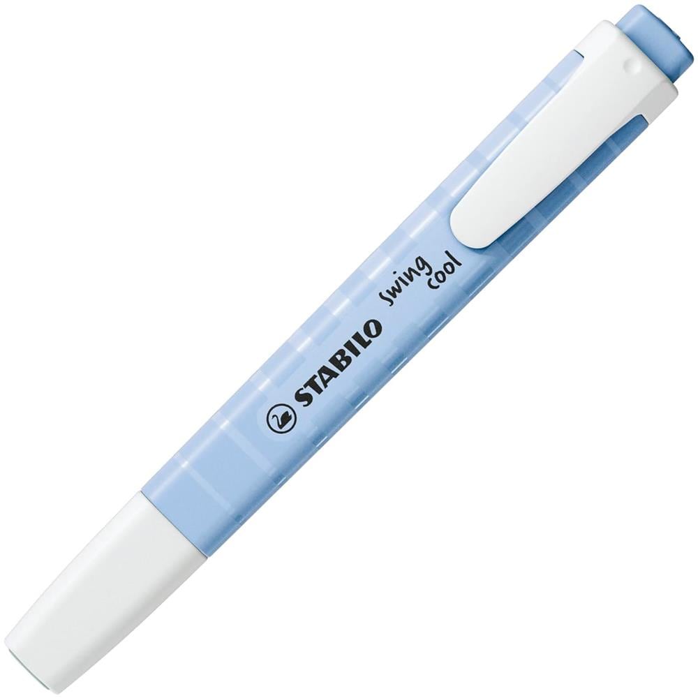 swing cool Pastel - Evidenziatore - Confezione da 10 - Azzurro Ghiaccio - Foto 2
