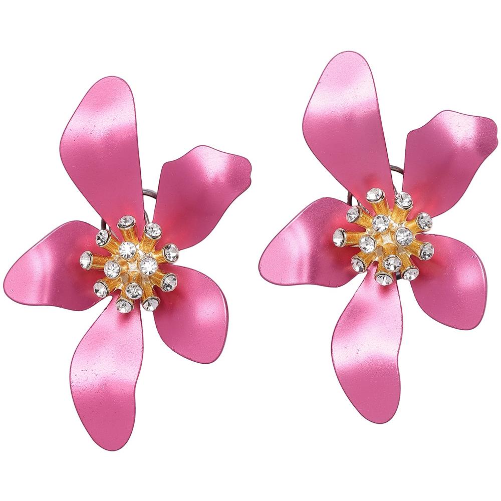 Orecchini a Bottone Floreali - Foto 1