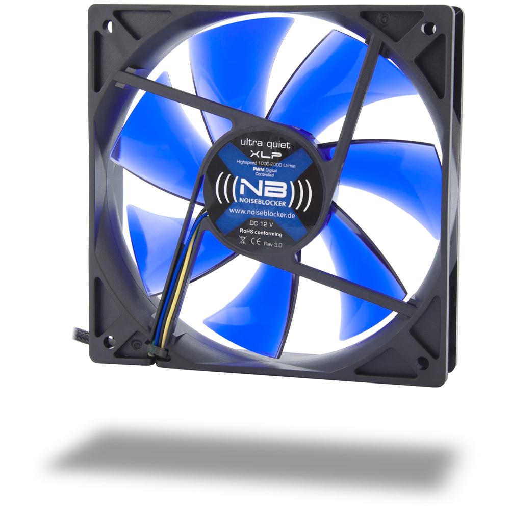 BlackSilentFan XLP, Ventilatore, Computer case, 12 cm, Nero, 4,5V, 12 cm - Foto 2