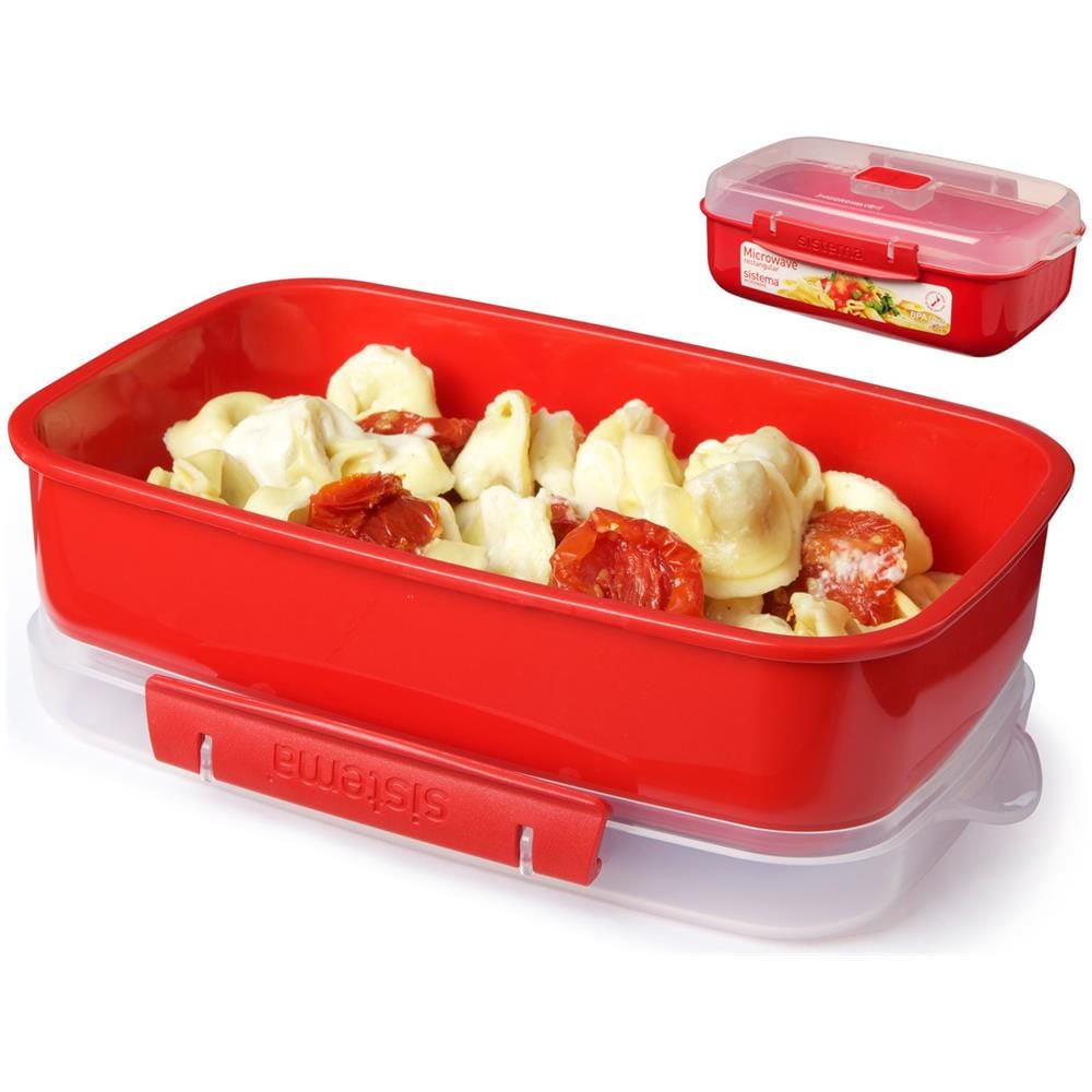 Sistema Contenitore Per Cucinare A Microonde Rettangolare 1,25 Litri - Foto 1