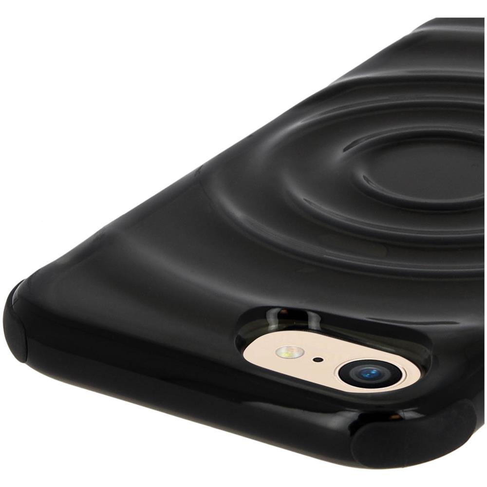 Cover Iphone 6/6s / 7/8 Rinforzata Force Case Urban Silicone Gel Antishock - Nero - Foto 4