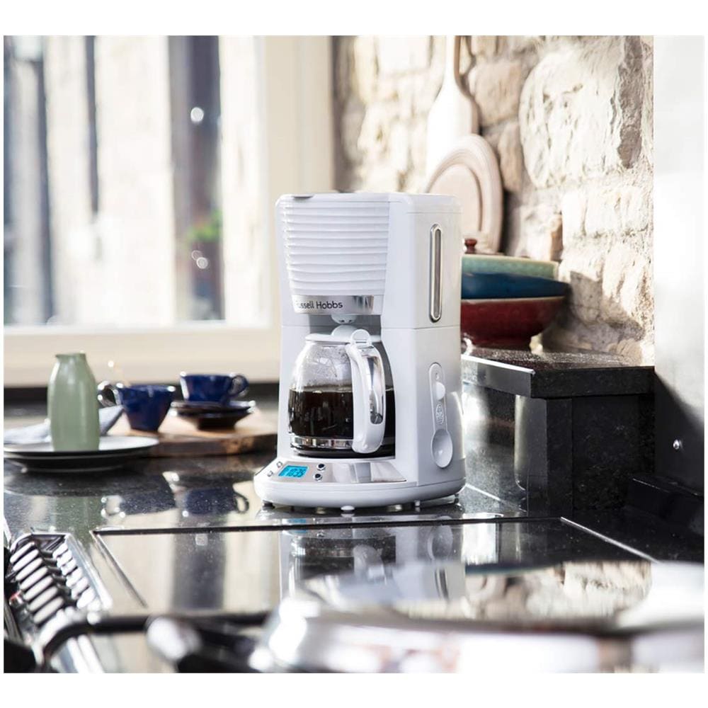 Inspire Macchina Caffè Americano 10 Tazze Potenza 1100 Watt Colore Bianco - Foto 6