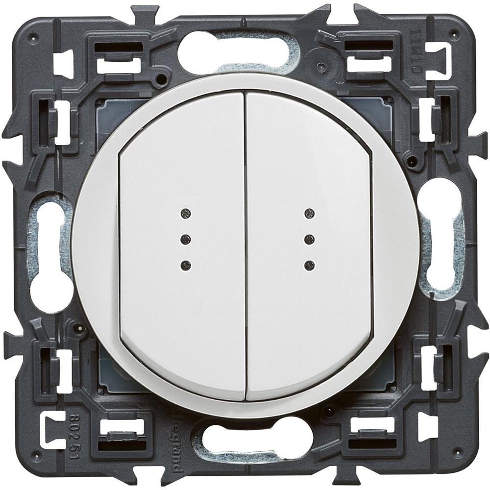 Leg99504, Leg 99504 Celiane Lit 2 Doppio Rocker, Bianco - Foto 1