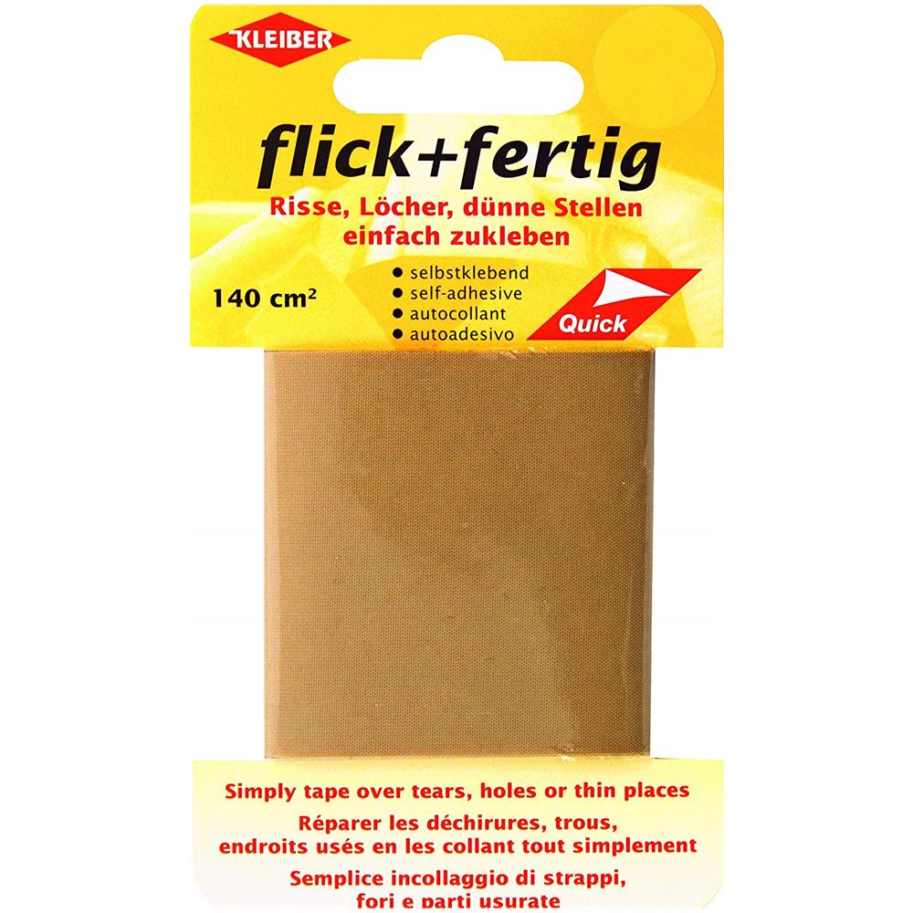 Nastro Per Riparazioni In Nylon Autoadesivo Flick Plus Fertig 140 Cm, Beige - Foto 1