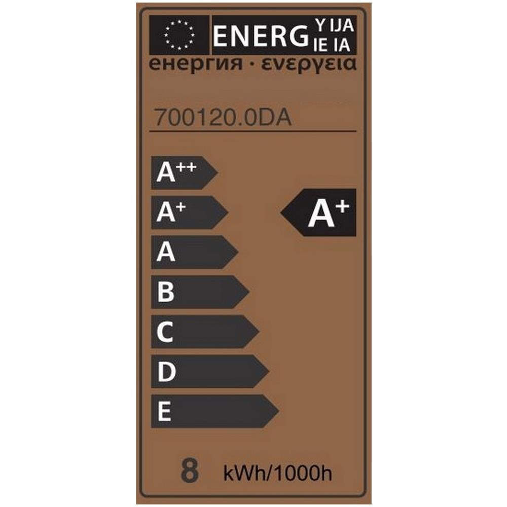 Lampadina Maxi Globo Trasparente In Vetro, 12,5 X 12,5 X 17,5 Cm, 1 X E27, 7,5w, 805lm, 2200k, 240v - Foto 2