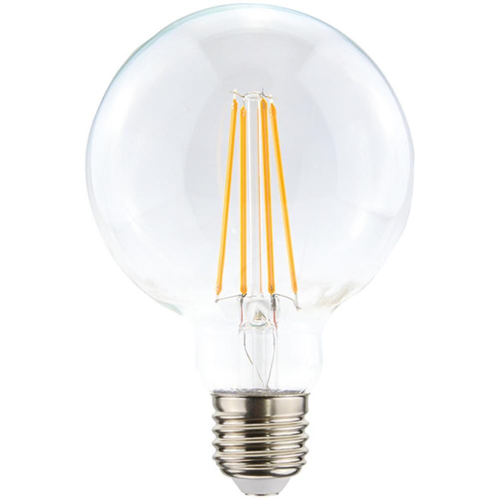 Lampadina Maxi Globo Trasparente In Vetro, 12,5 X 12,5 X 17,5 Cm, 1 X E27, 7,5w, 805lm, 2200k, 240v - Foto 5
