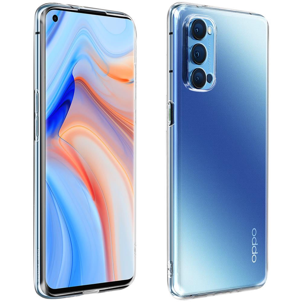 Cover Oppo Reno 4 Pro 5g Silicone Antishock Trasparente - Foto 1