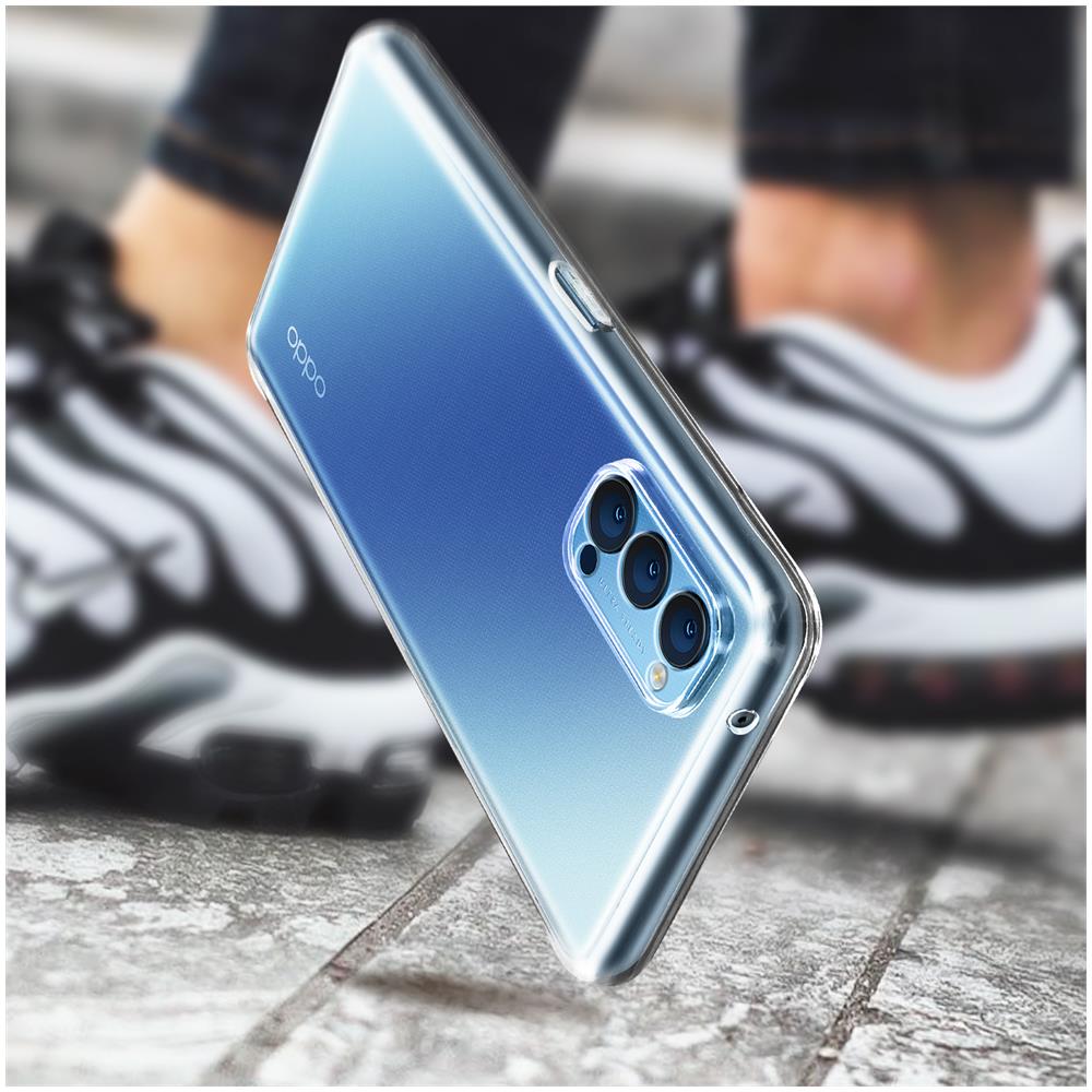 Cover Oppo Reno 4 Pro 5g Silicone Antishock Trasparente - Foto 2