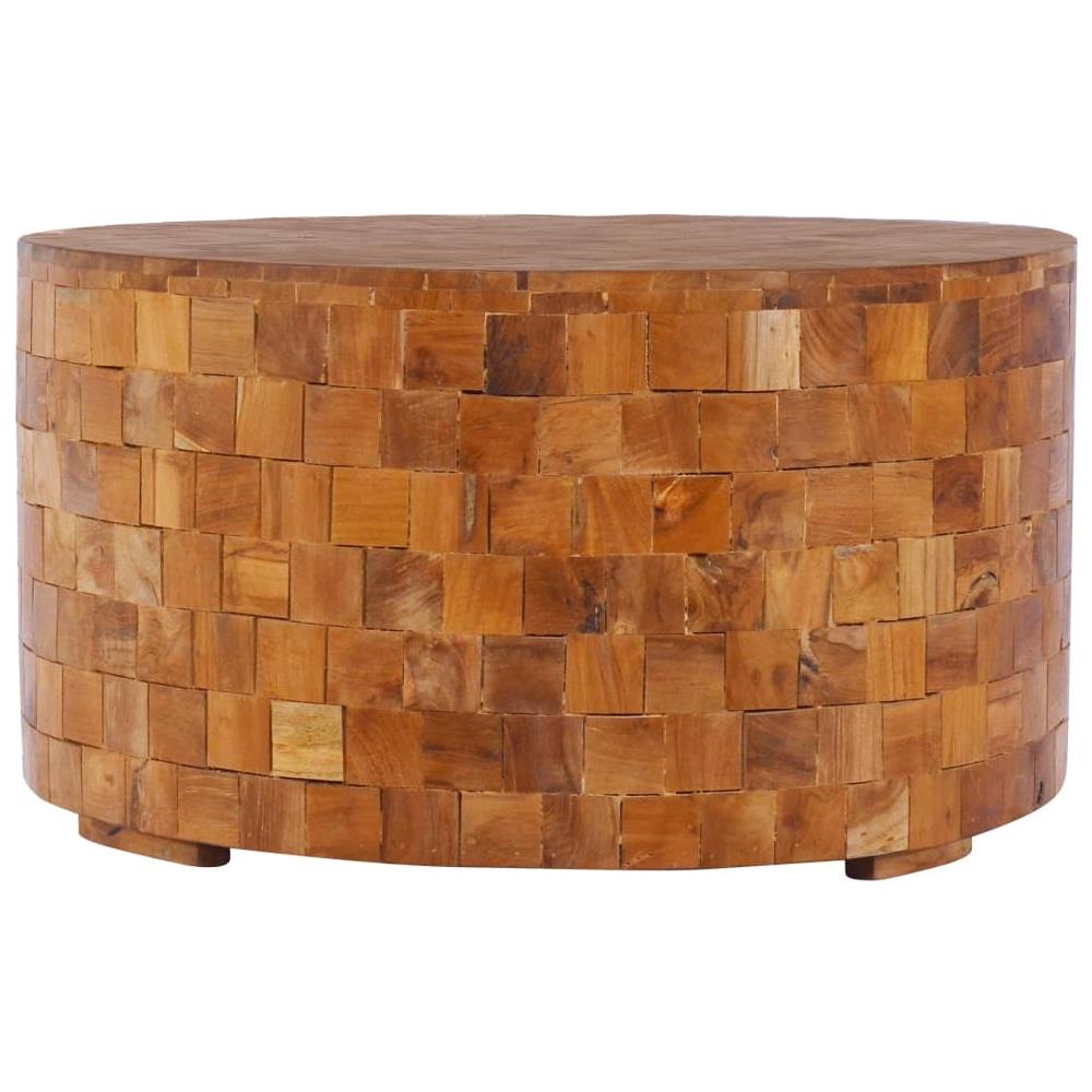 Tavolino Da Caff 60x60x35 Cm In Legno Massello Di Teak - Foto 1