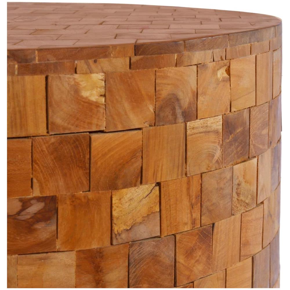 Tavolino Da Caff 60x60x35 Cm In Legno Massello Di Teak - Foto 2