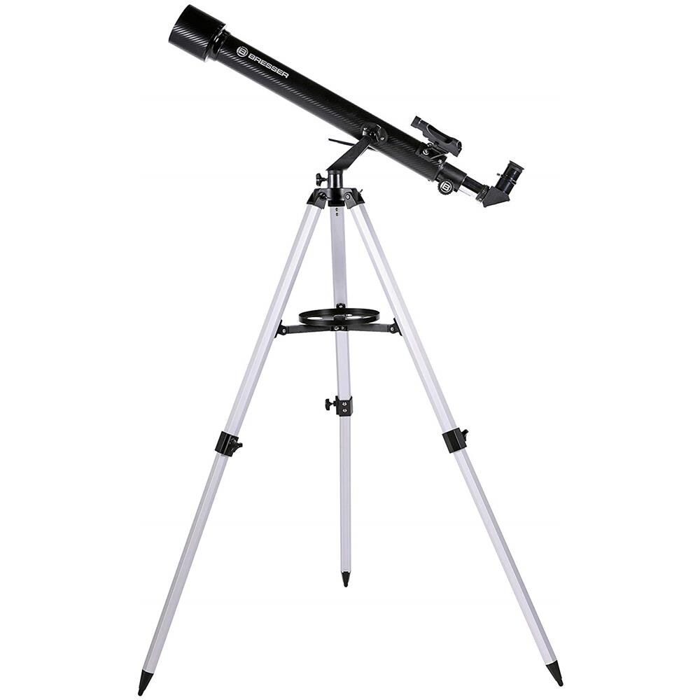 Telescopio rifrattore BRESSER Arcturus 60/700 AZ carbon design - con adattatore per fotocamera smartphone - Foto 1