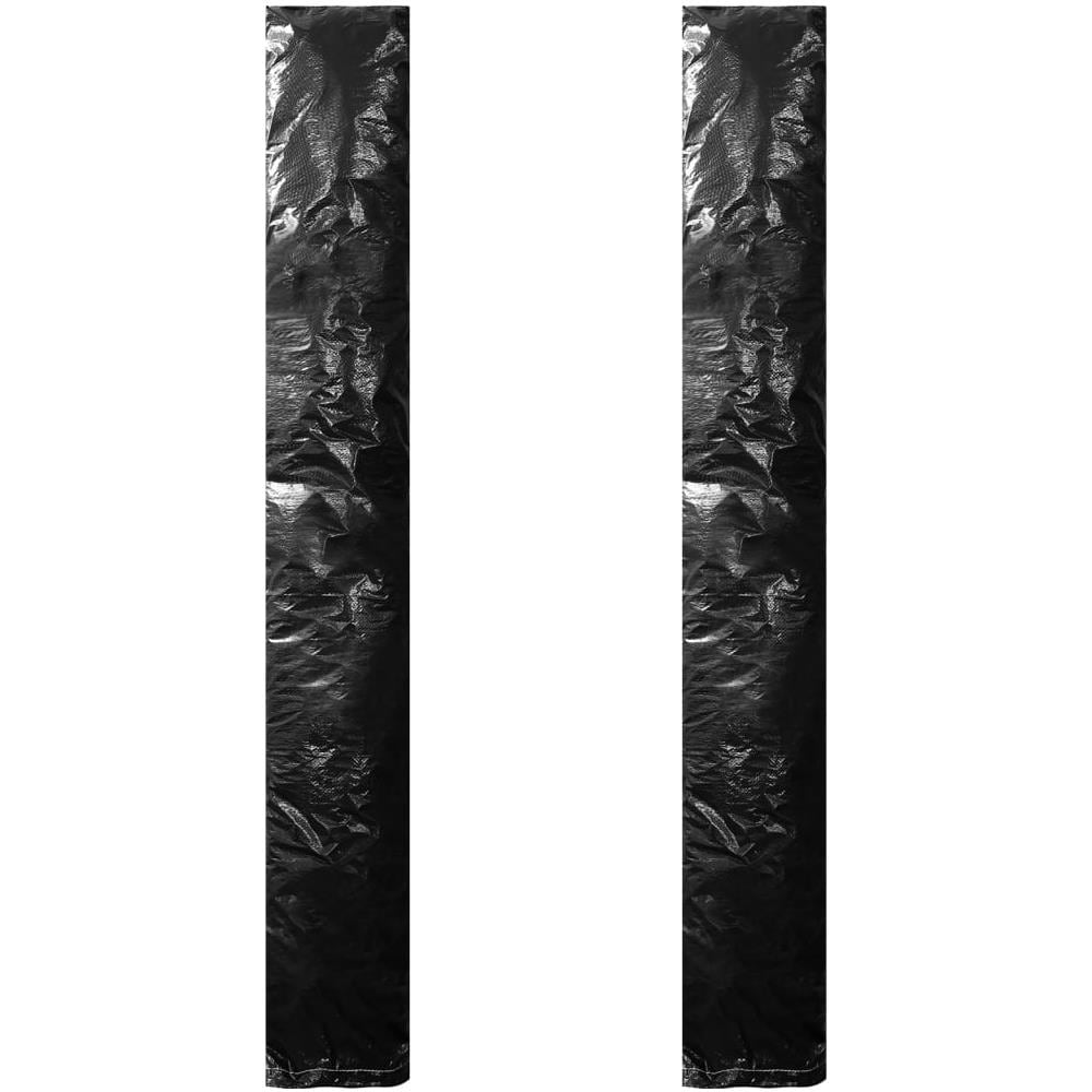 Teli Di Protezione Per Ombrellone Con Cerniera 2 Pz Pe 250 Cm - Foto 1