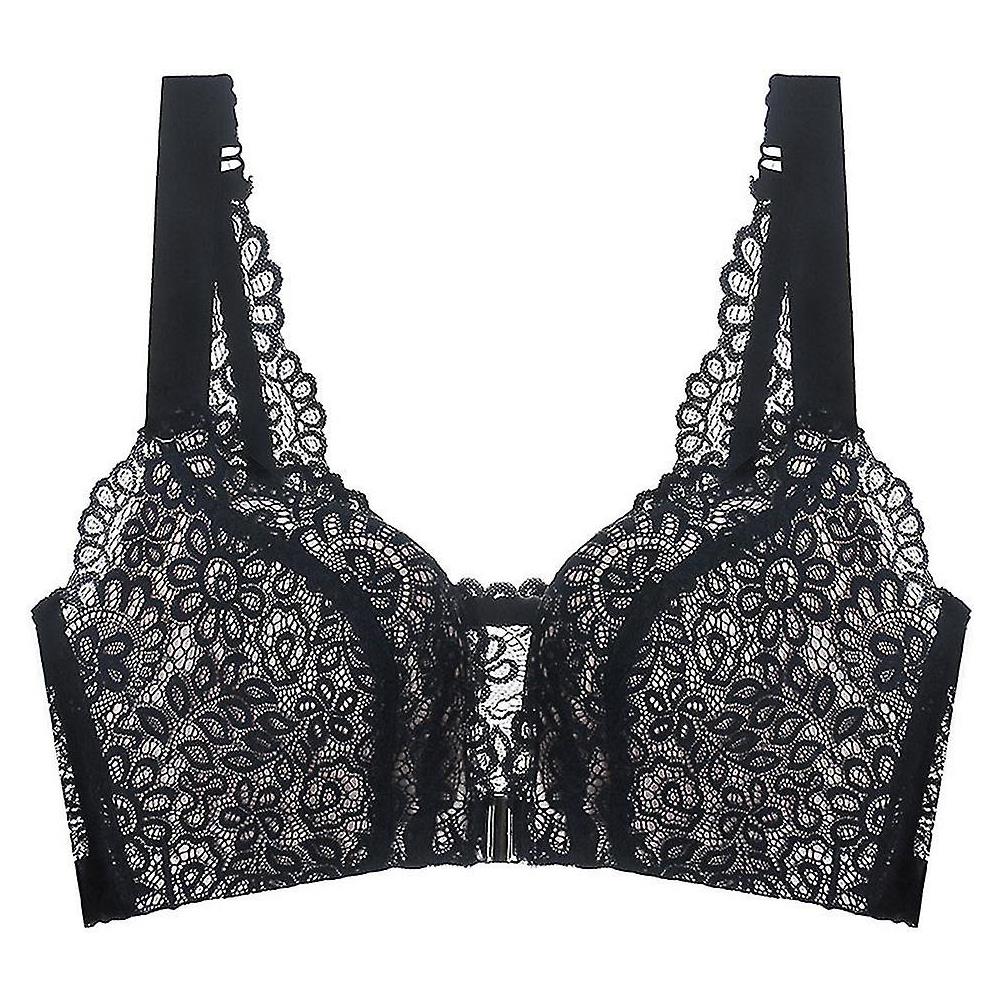 Lemorosy Reggiseno In Pizzo A Coppa Intera Con Chiusura Anteriore Comfort E Stile Per Taglie