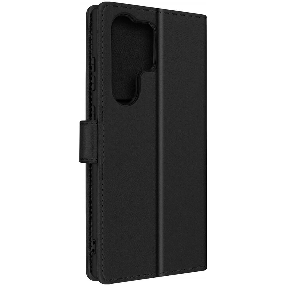 Custodia Per Samsung Galaxy S23 Ultra, Portacarte E Funzione Supporto Nera - Foto 1