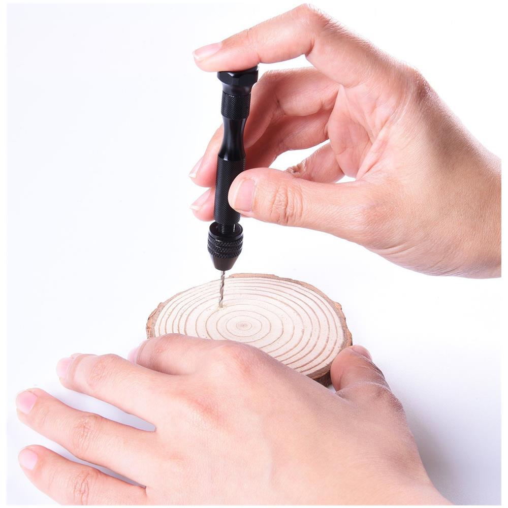 Trapano A Mano Con 10 Punte Diverse Black - Foto 2