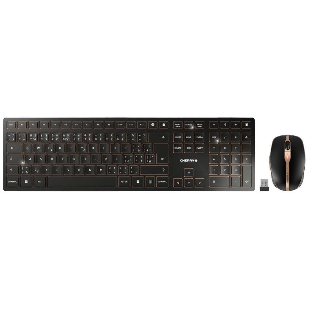 Tastiera e Mouse Bluetooth JD-9100CS-2 (Layout Ceco) Colore Nero - Foto 1
