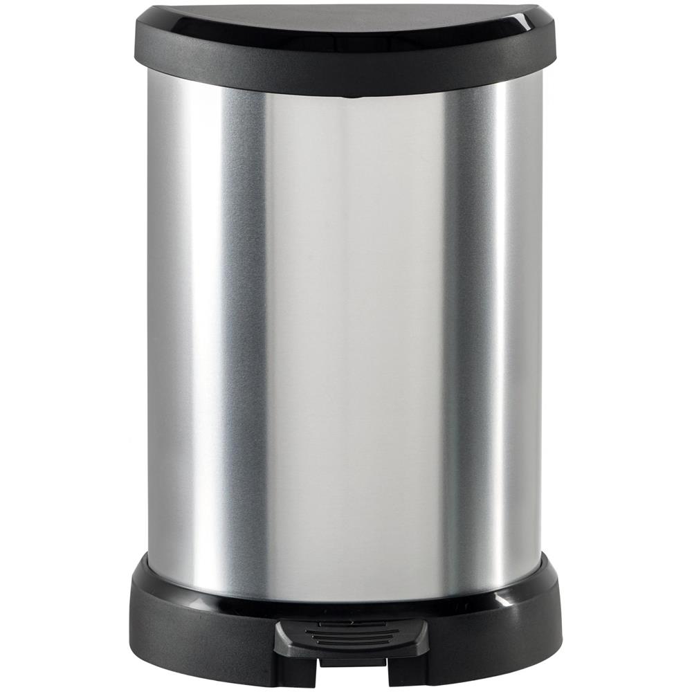 Deco Bins 3253922160018 Rotondo Nero, Argento - Foto 2