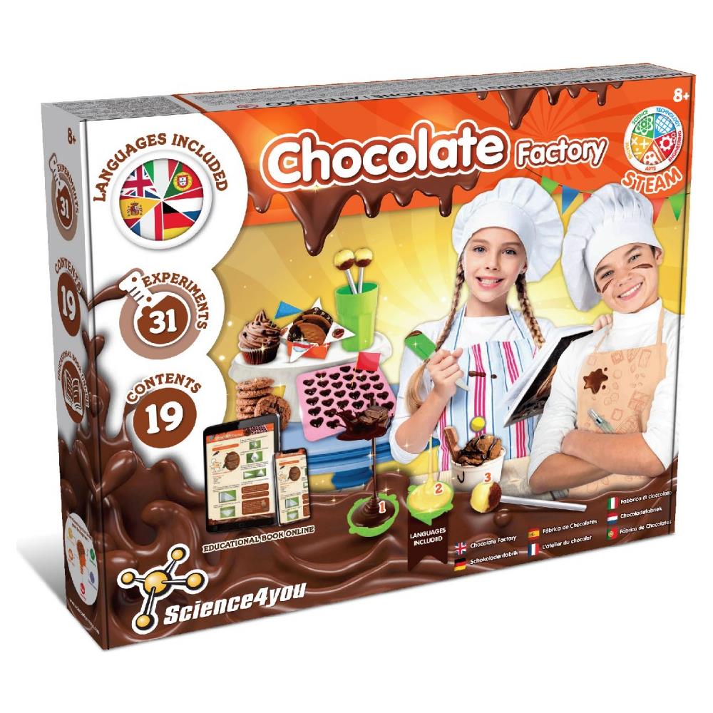 Fabbrica Di Cioccolato Per Bambini 8+ Anni 31+ Esperimenti Scientifici - Foto 1