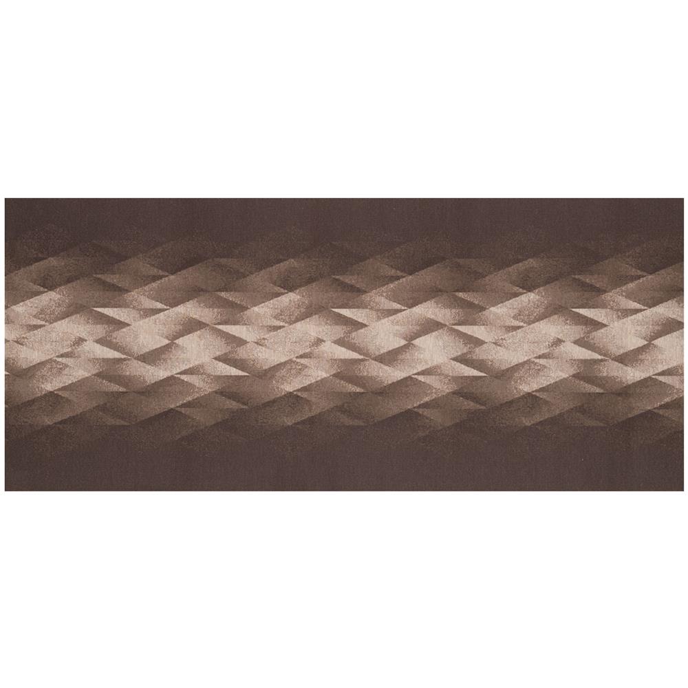 Tappeto Passatoia Tessuto Jacquard Linea Emozioni Dis. Diamante Marrone 57x90 Marrone - Foto 1