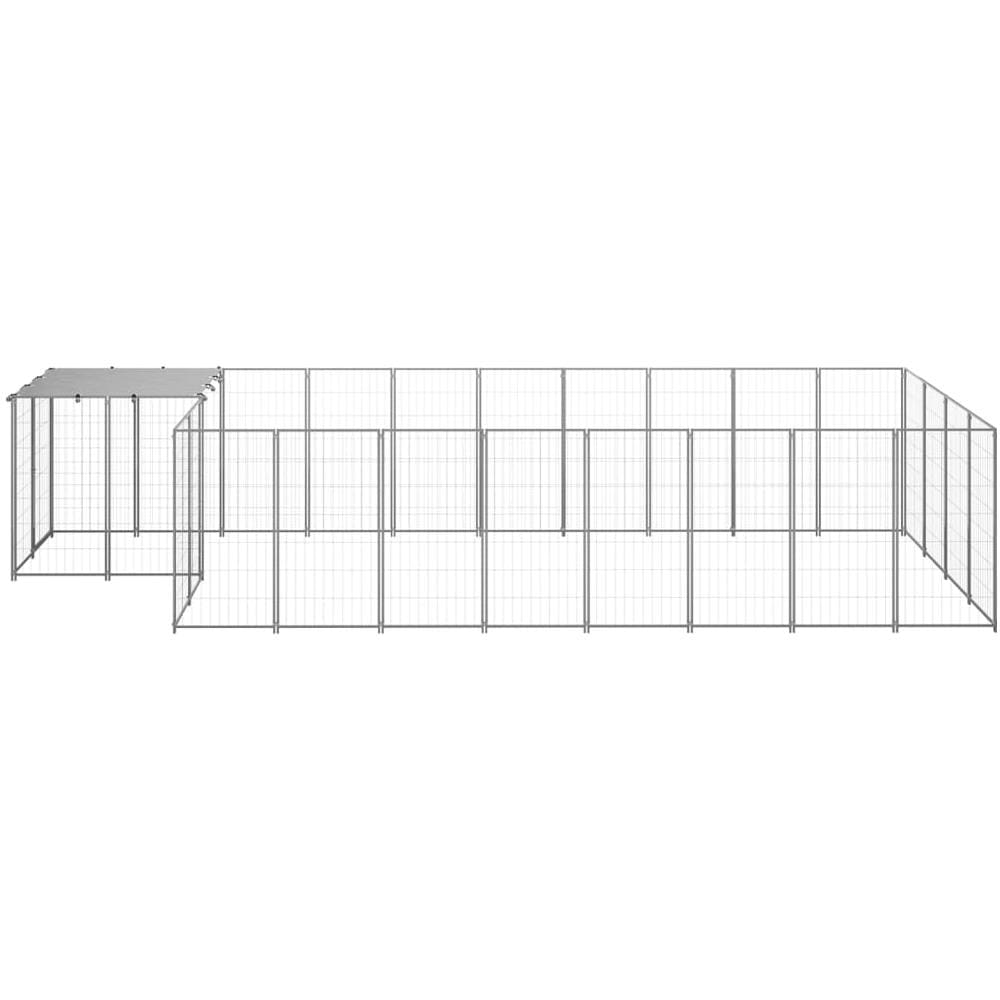 Gabbia Per Cani Argento 10,89 M In Acciaio - Foto 2