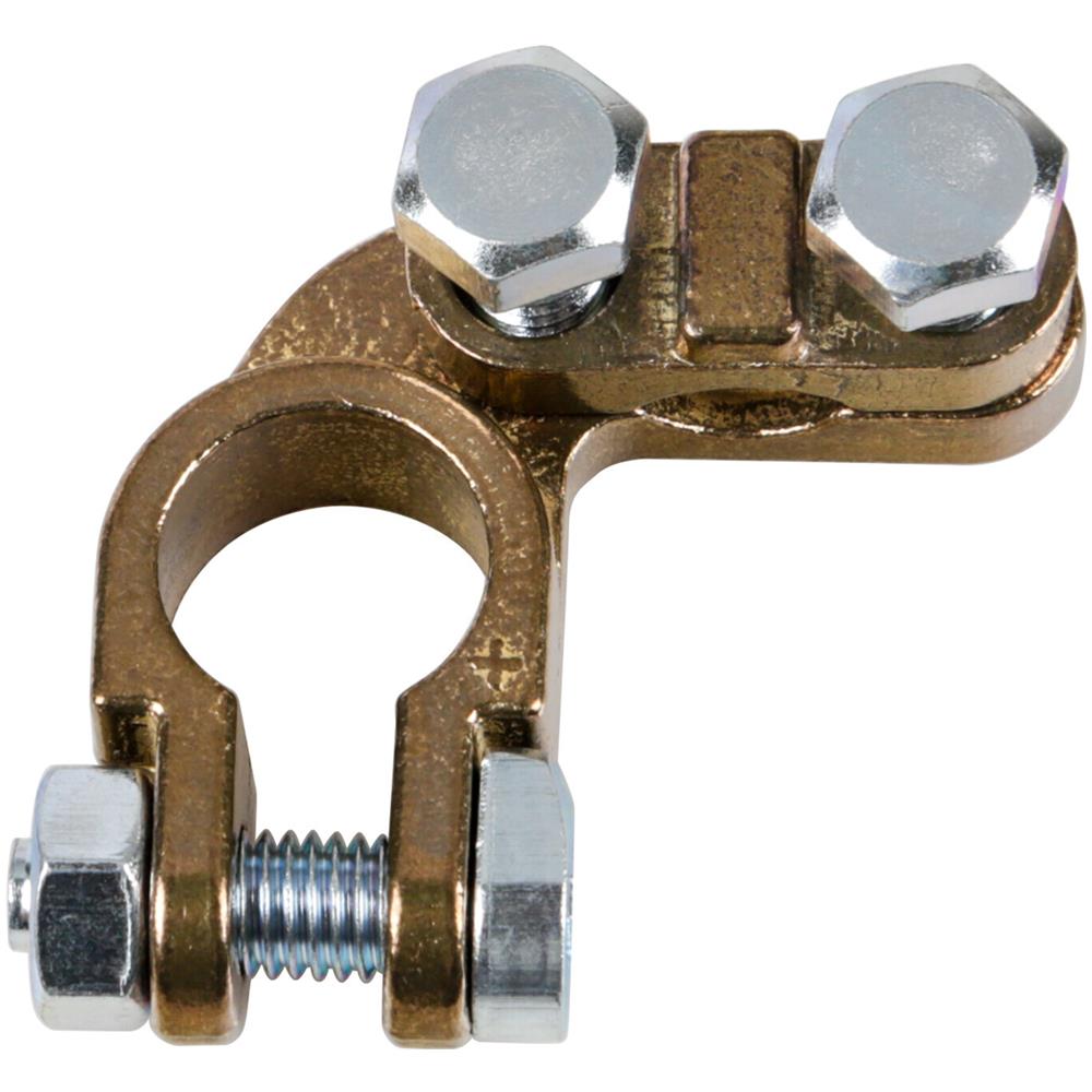 Morsetto Batteria Pesante; Fissaggio Cavo A Piastrina - Max Cavo ? 70 Mm - Polo Positivo - Foto 1