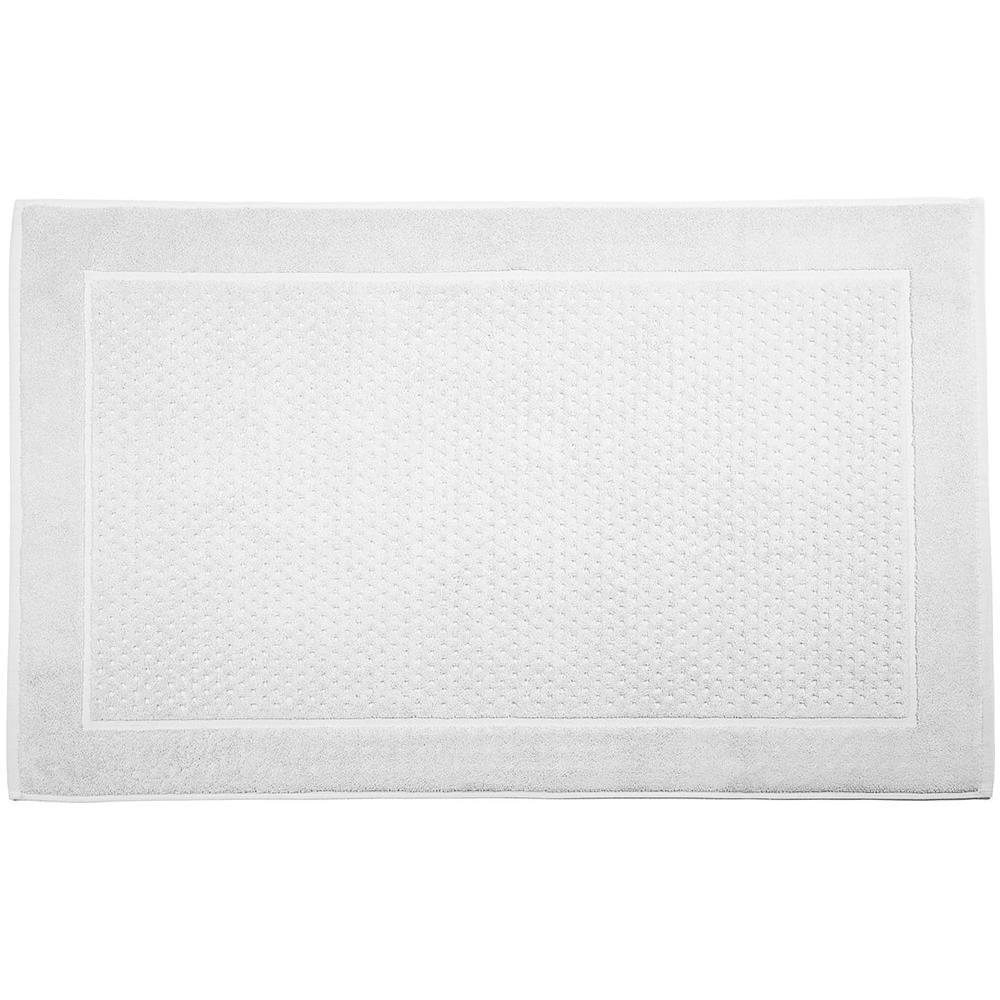 Tappeto Bagno Sirena In Cotone Tinta Unita, 800 Gr /mq Colore Bianco Misura Cm 60x100 - Foto 1