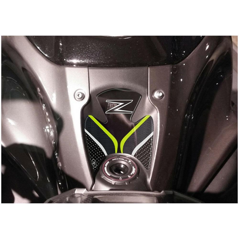 Protezione 3D Zona Chiave Accensione In Gel Compatibile Per Moto Kawasaki Z900 Verde - Foto 2