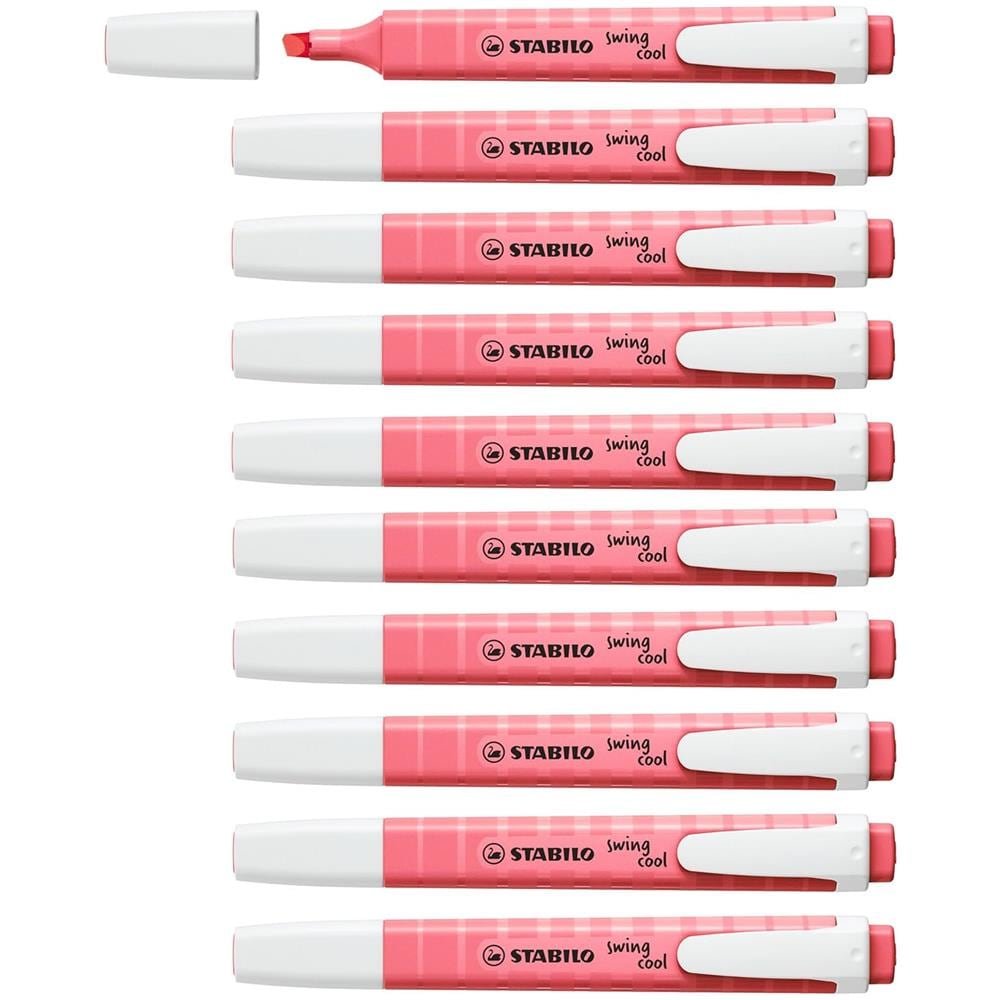 swing cool Pastel - Evidenziatore - Confezione da 10 - Fior di Ciliegio - Foto 1