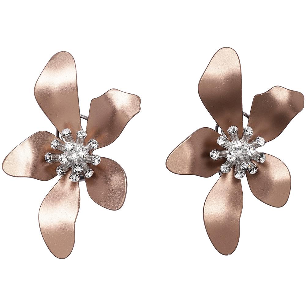 Orecchini a Bottone Floreali - Foto 1