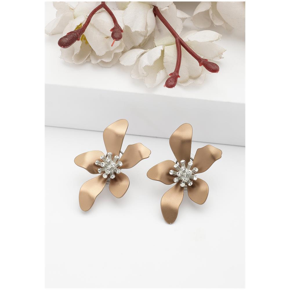 Orecchini a Bottone Floreali - Foto 2