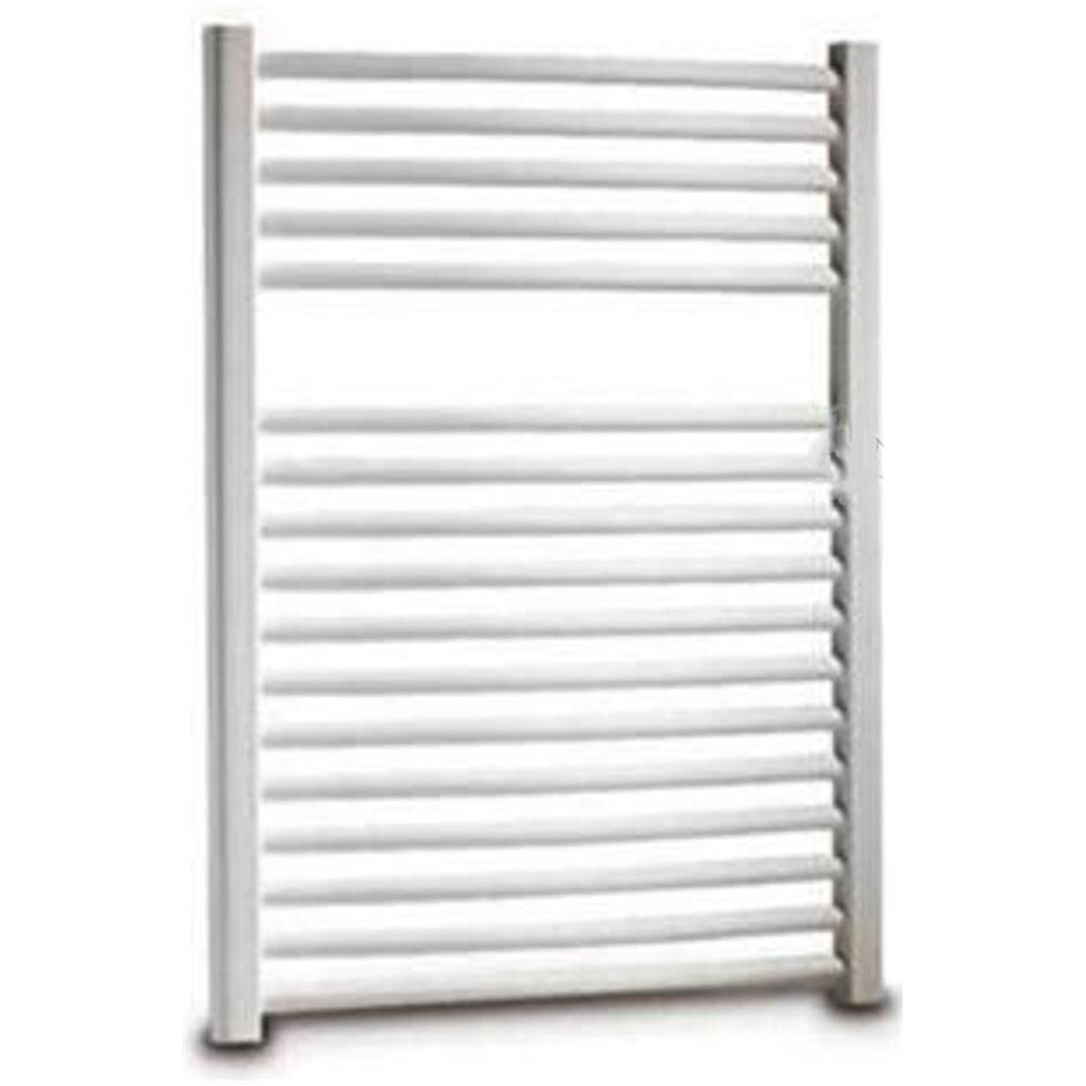 Termoarredo Scaldasalviette Bianco Cm 690 H X 500 L Piano 14 Tubi Acciaio Orizzontali ''sanremo'' - Foto 1