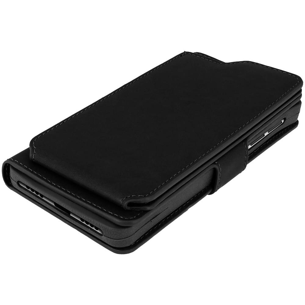 Custodia Smartphone 3,8"" A 4,3'' Universale Portafoglio Porta-carte Nero - Foto 2