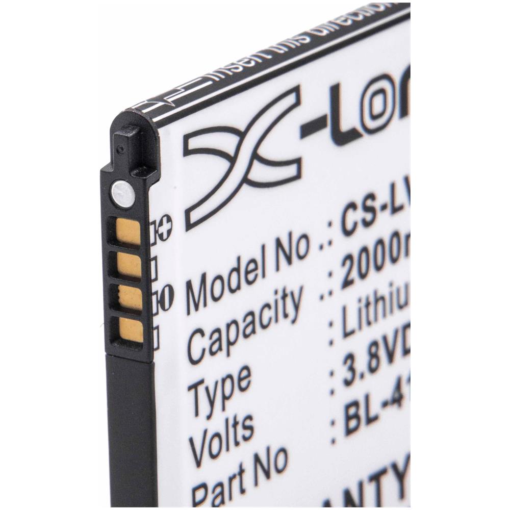 Li-ion Batteria 2000mah (3.8v) Per Cellulari E Smartphone Come Lg Bl-41a1h - Foto 2