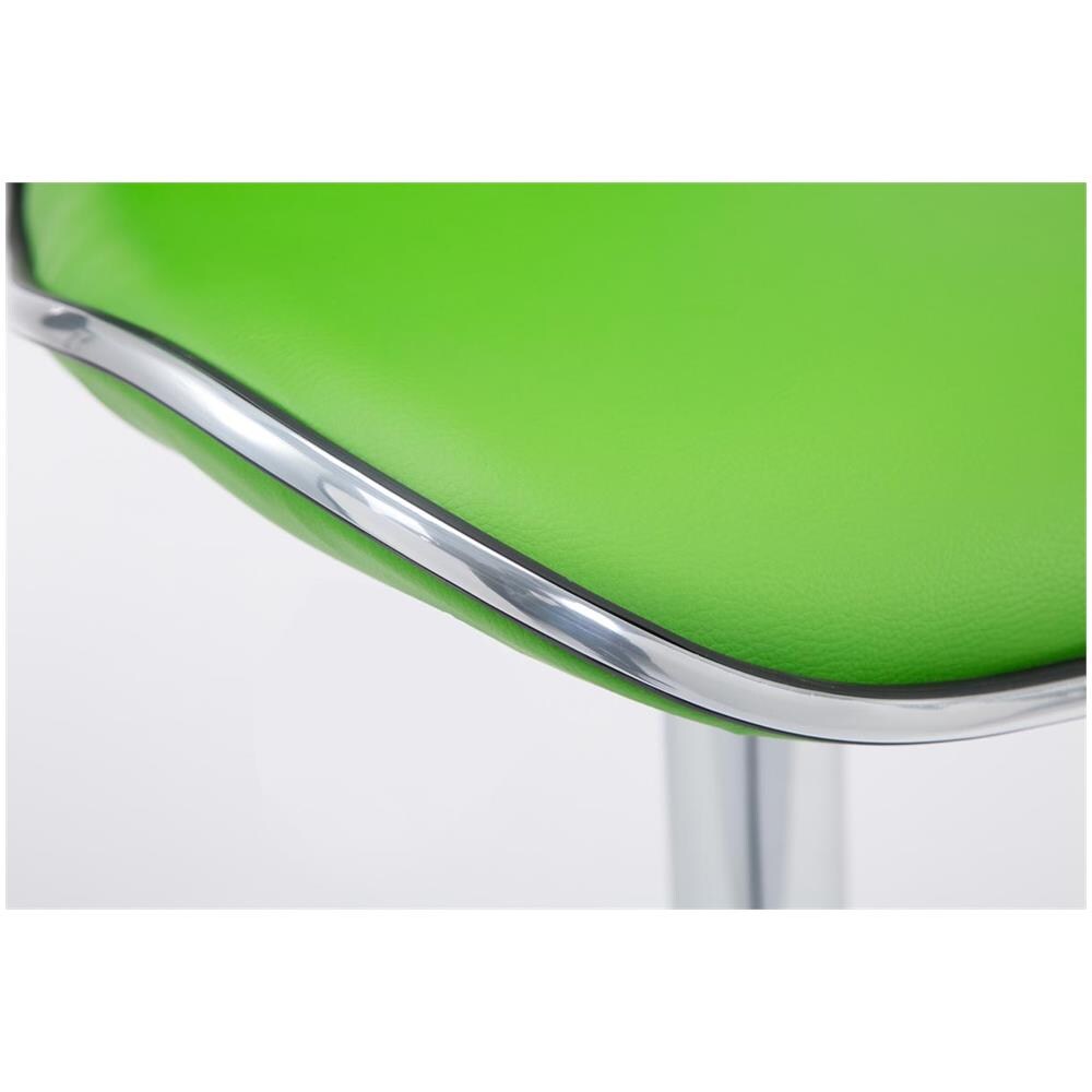 Sgabello Design Cucina Las Vegas V2 I Sedia Sgabello Imbottita In Similpelle I Sgabello Girevole E Regolabile (62-82 CM) Con Schienale Verde - Foto 5