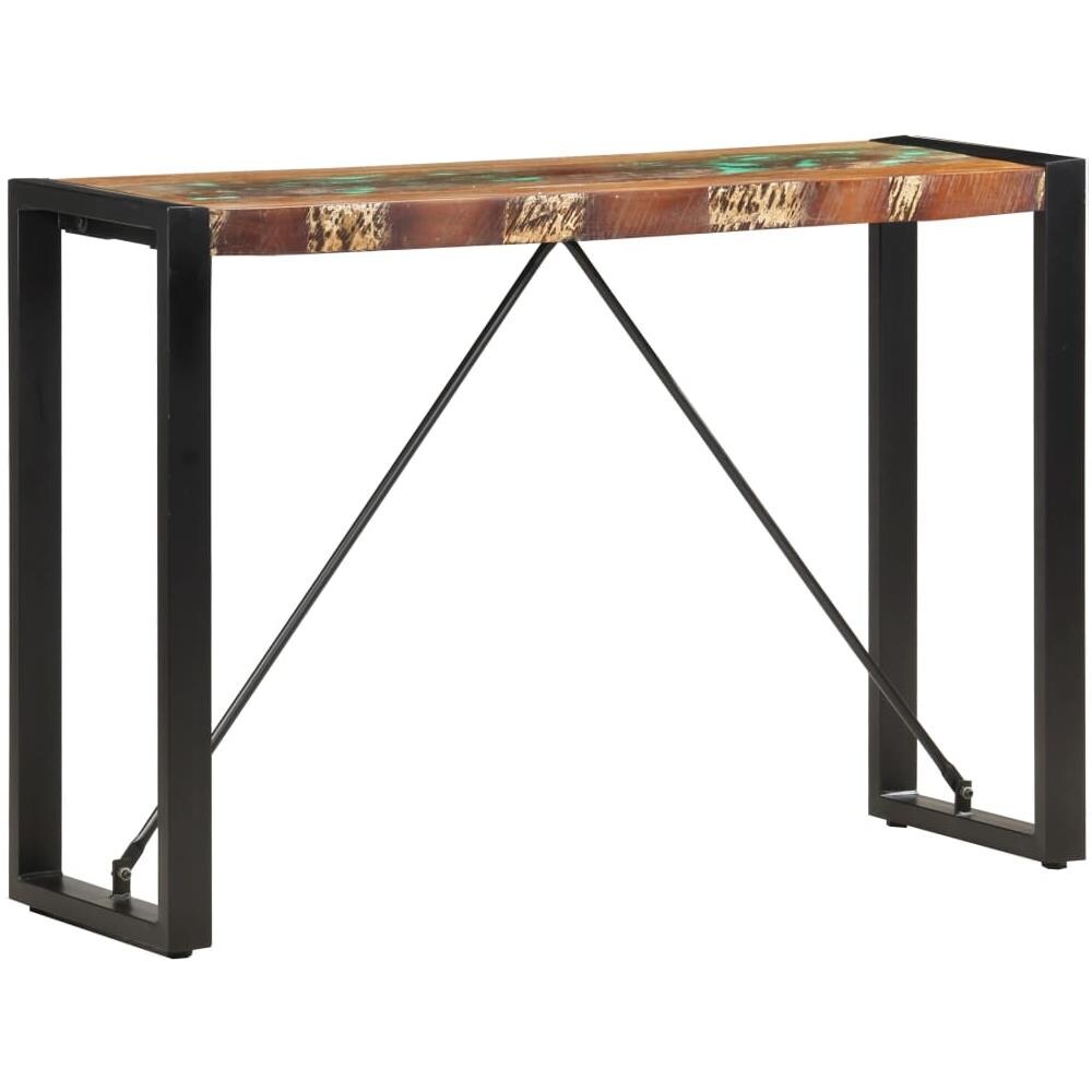 Tavolo Consolle 110x35x76 Cm In Legno Massello Di Recupero - Foto 1