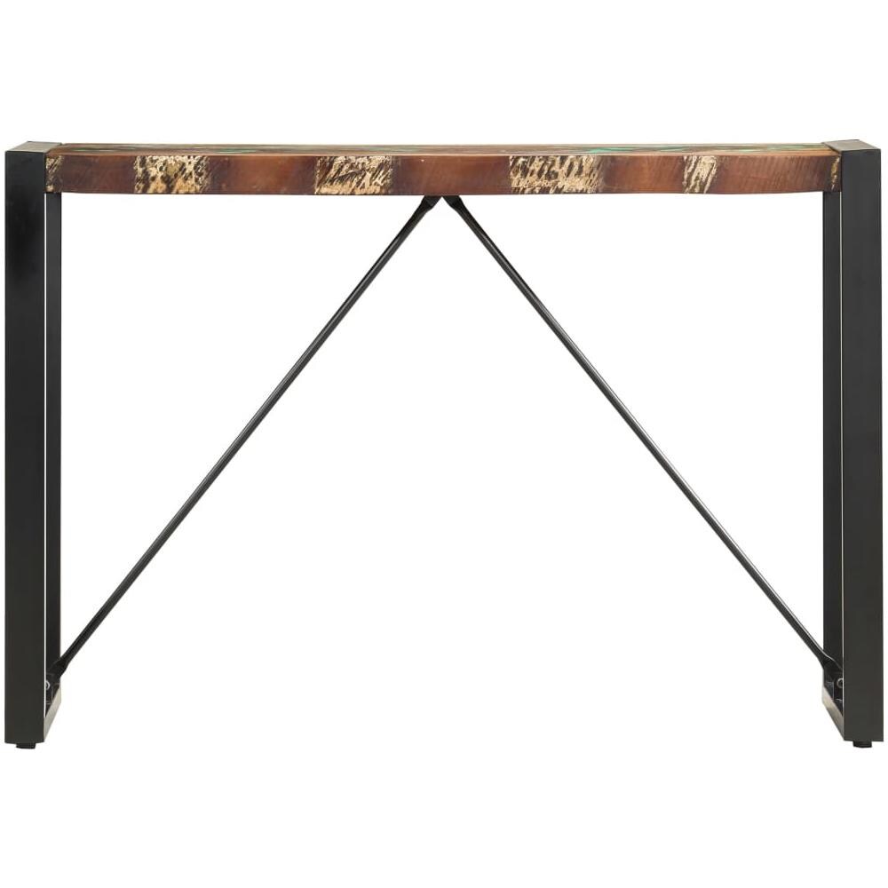 Tavolo Consolle 110x35x76 Cm In Legno Massello Di Recupero - Foto 2