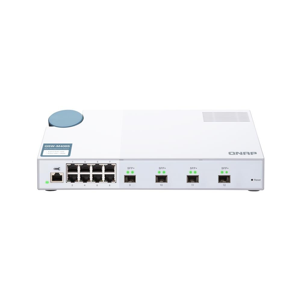 Switch QSW-M408S 8 Porte Gigabit 10 / 100 / 100 con 4 Porte Ethernet SFP+ - Foto 2